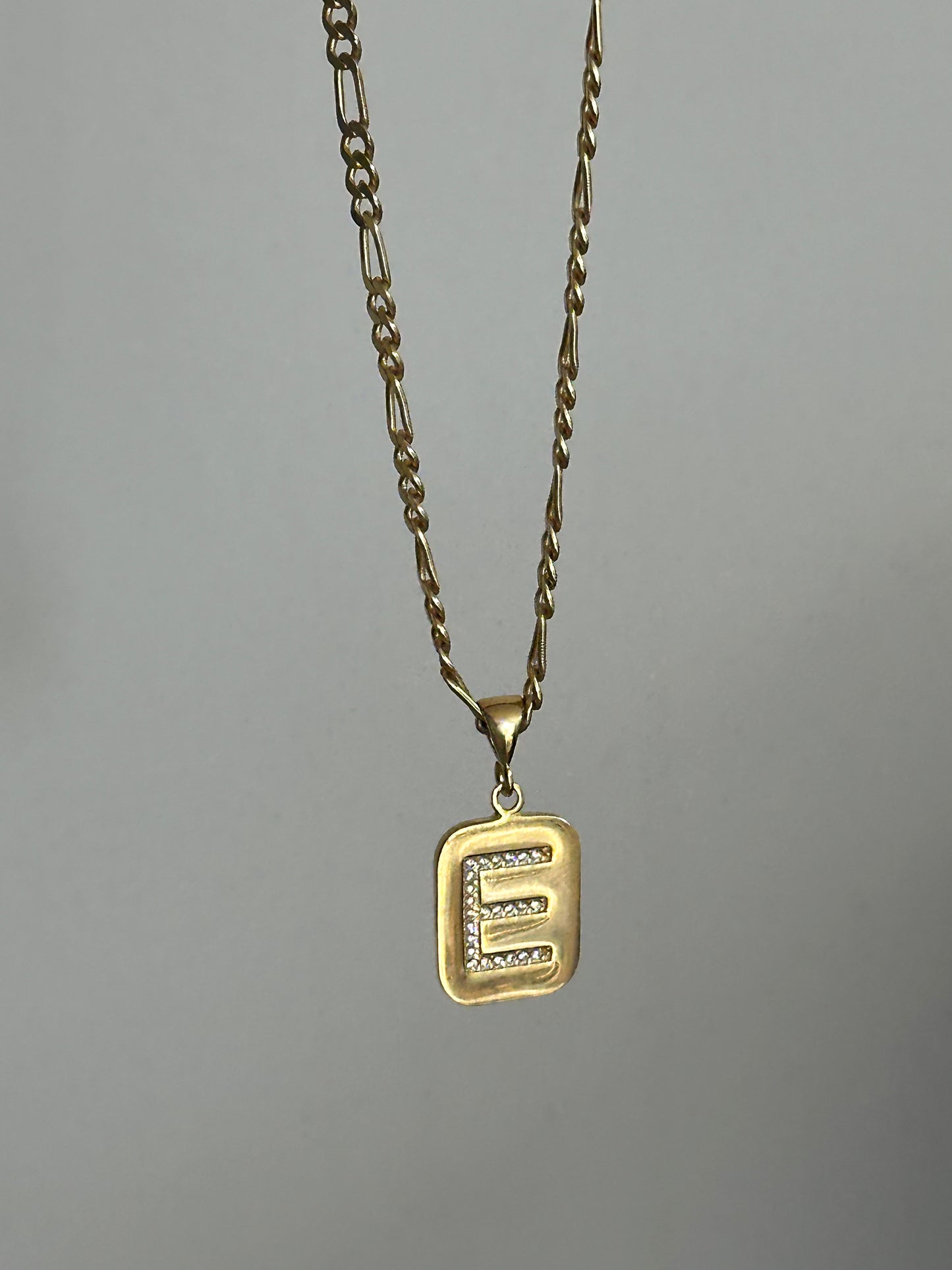 925 Figaro Letter Necklace