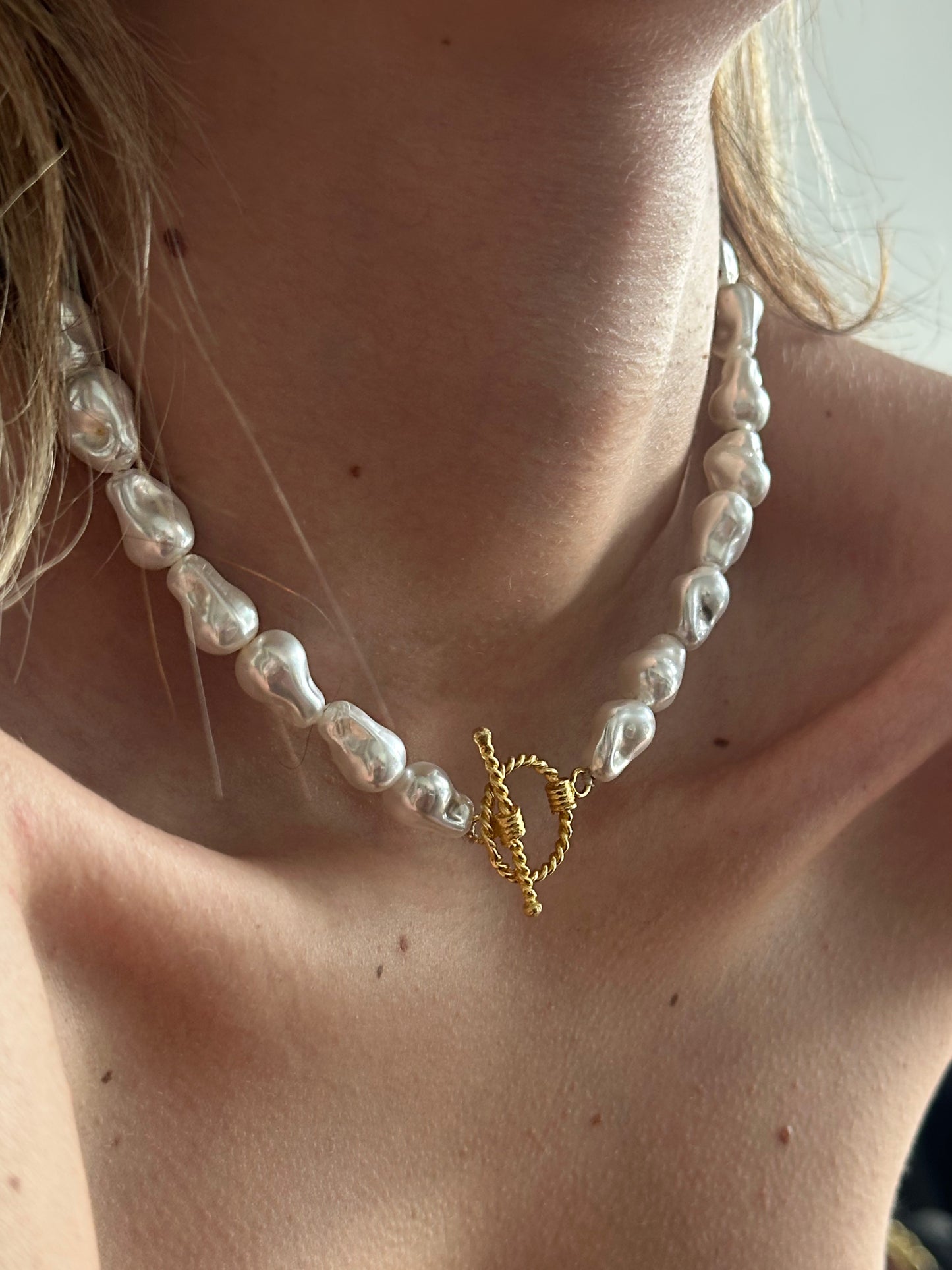 925 Irregular Sea Wave Necklace