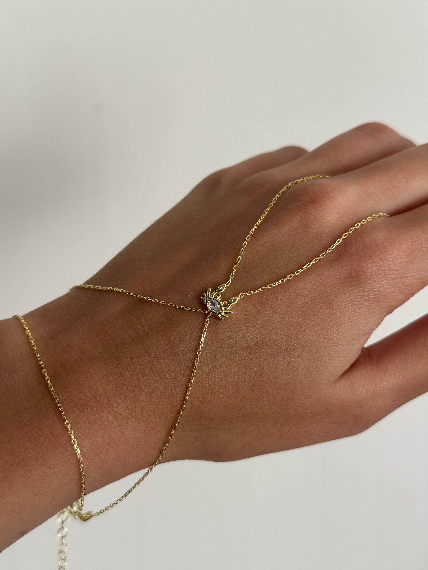 925 Minimalist Beach Hand Bracelet