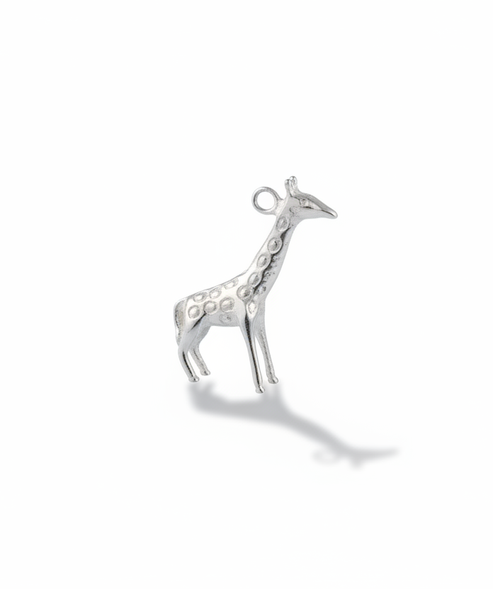925 Giraffe Charm