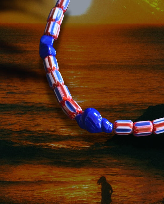 Indigo Rhythm Necklace