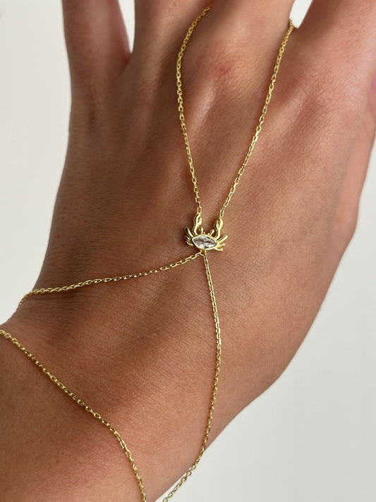 925 Minimalist Beach Hand Bracelet