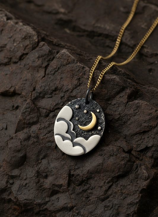The 925 Amulet Moon necklace