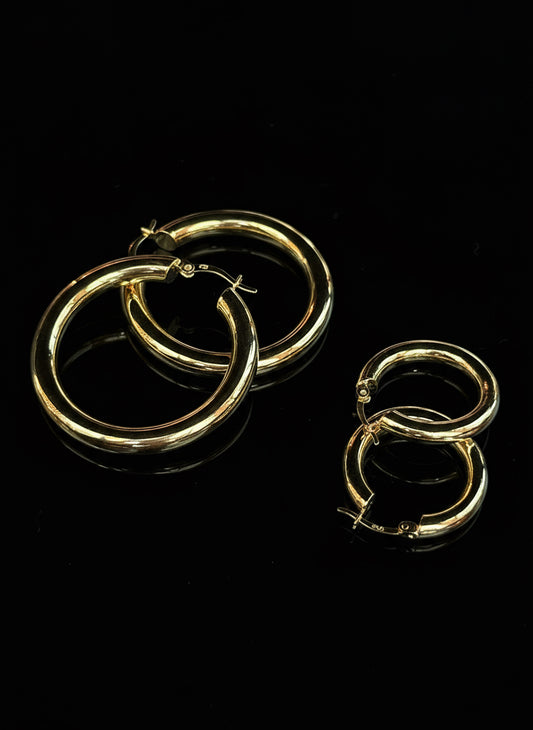 925 Classical Hoop earrings