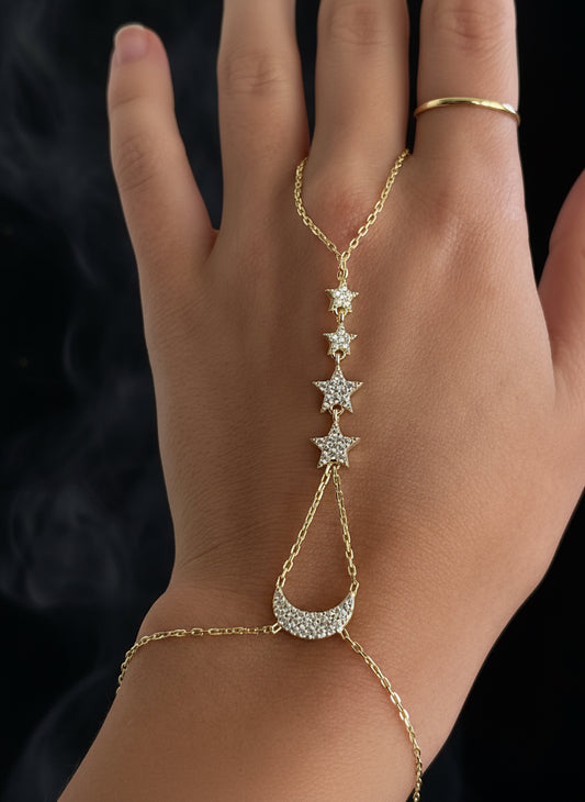 925 My Sky Hand Bracelet