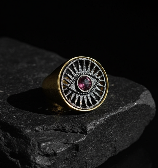 925 Vintage Aquiver ring