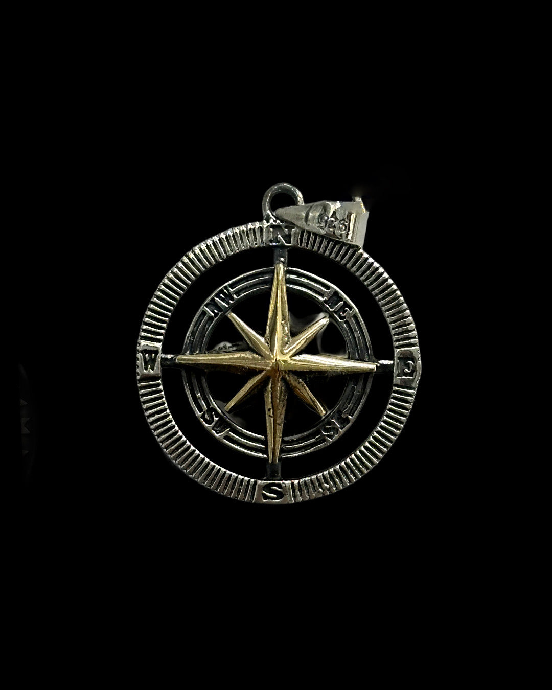 925 Compass necklace