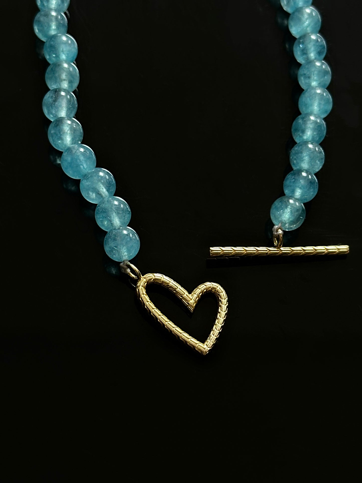 Aquamarine Gem Necklace