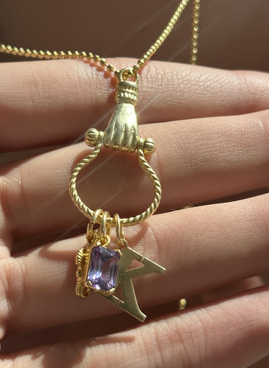 925 Hold on Charm lock