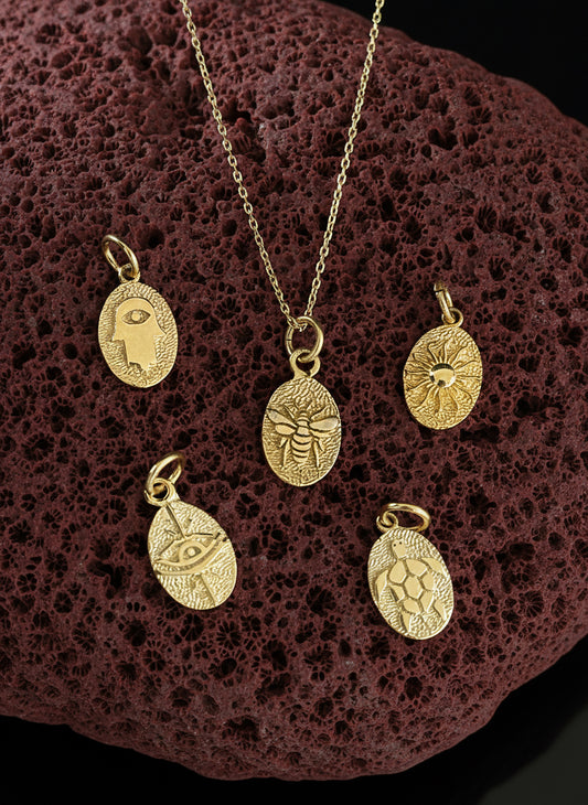 925 Plaque Sign Necklace