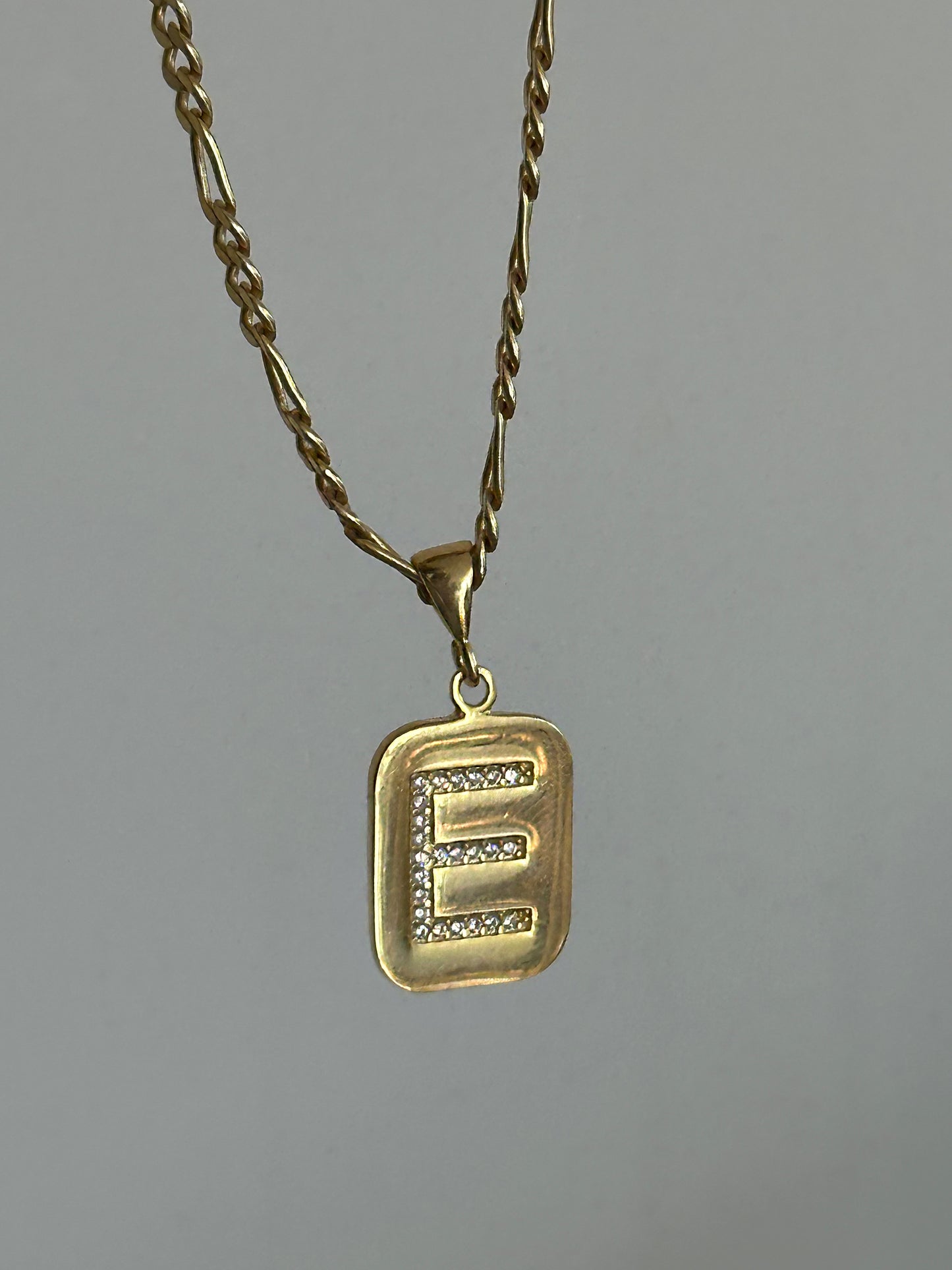 925 Figaro Letter Necklace