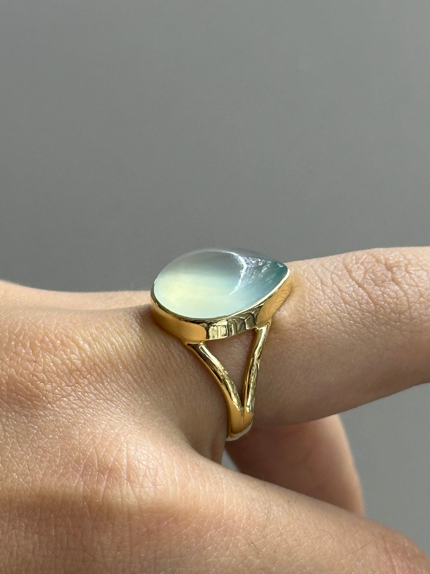 925 Aquamarine Gemstone ring