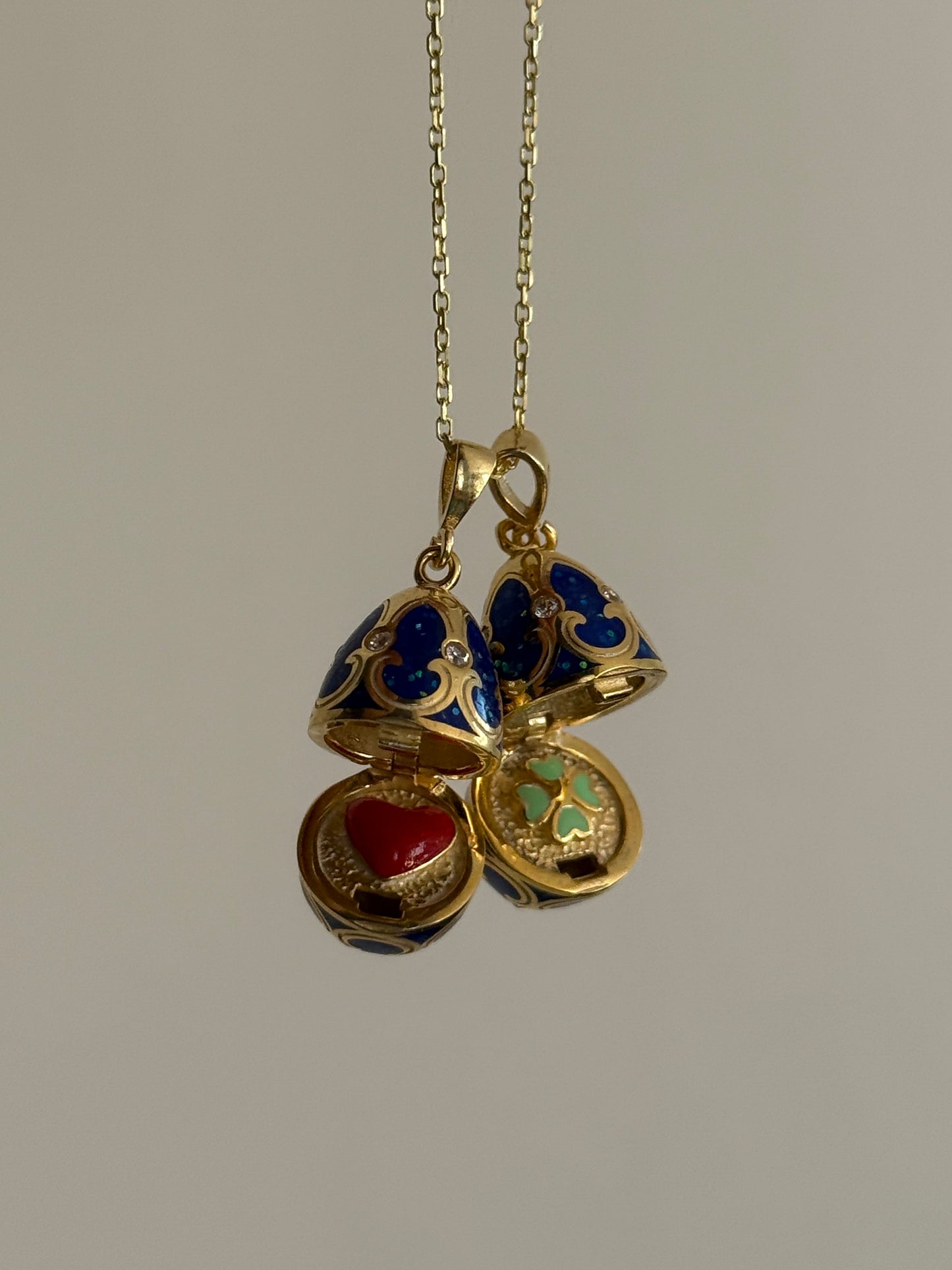 925 Luck Egg Necklace
