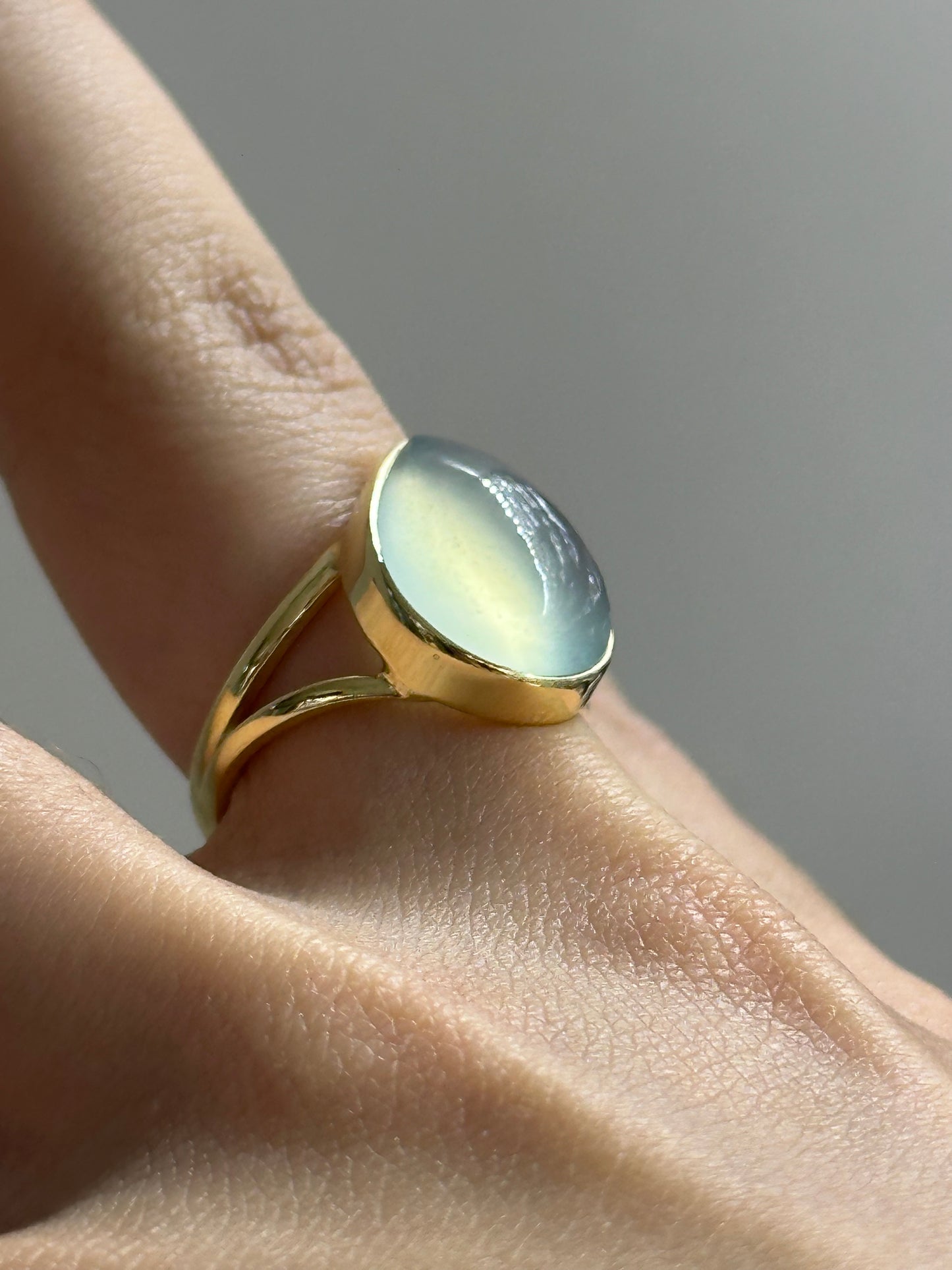 925 Aquamarine Gemstone ring