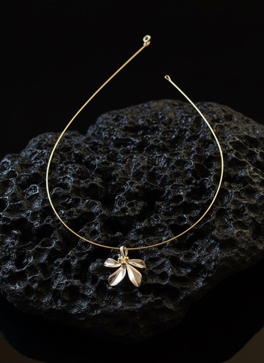 Rare Flower Choker Necklace