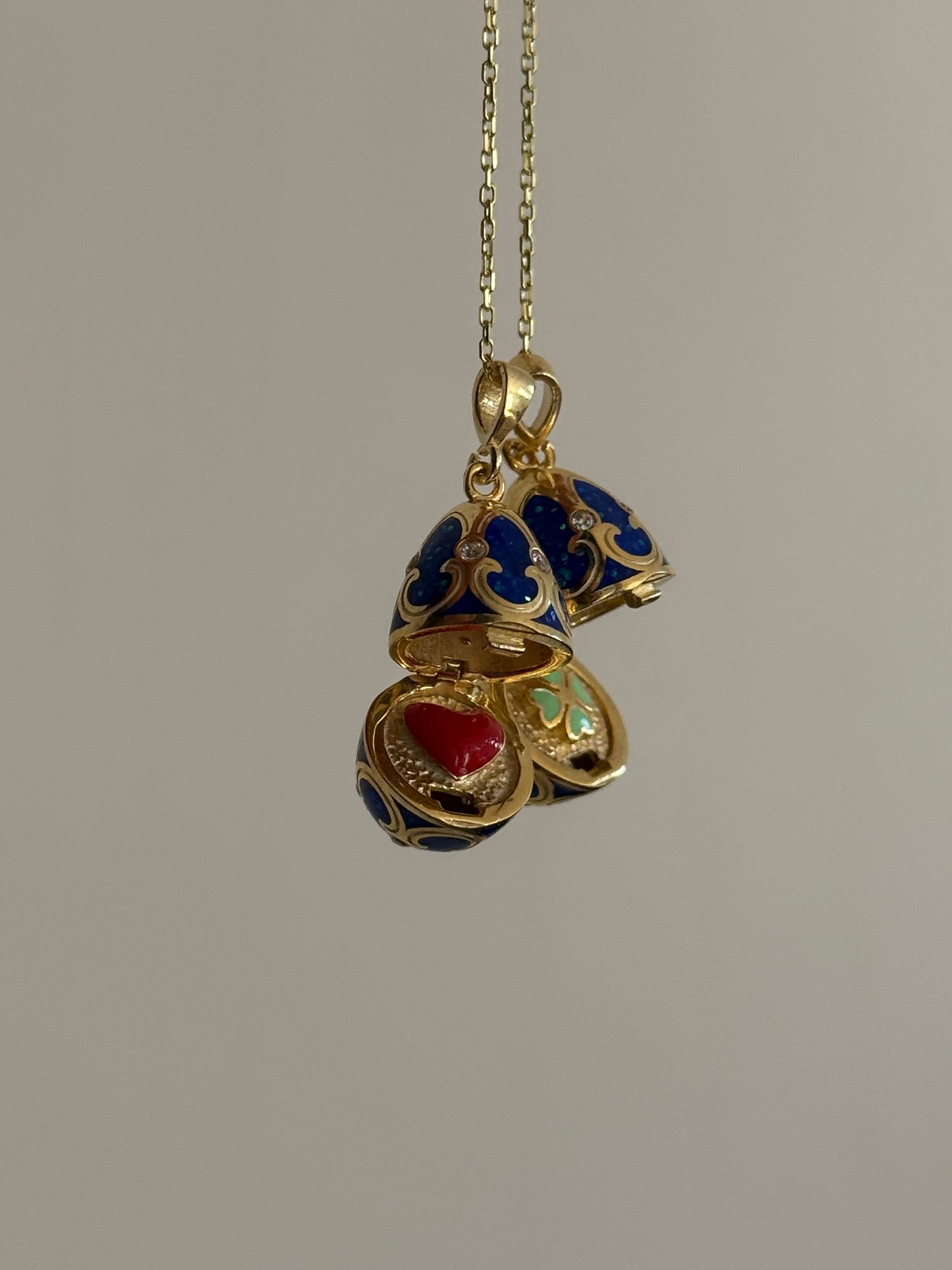 925 Luck Egg Necklace