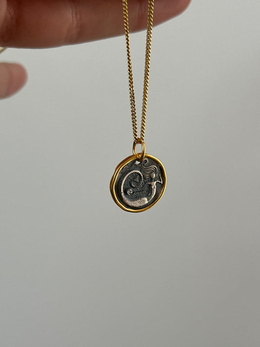 The 925 Mermaid Coin necklace