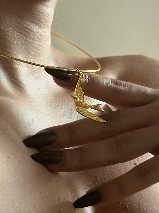 Birds Flying High necklace