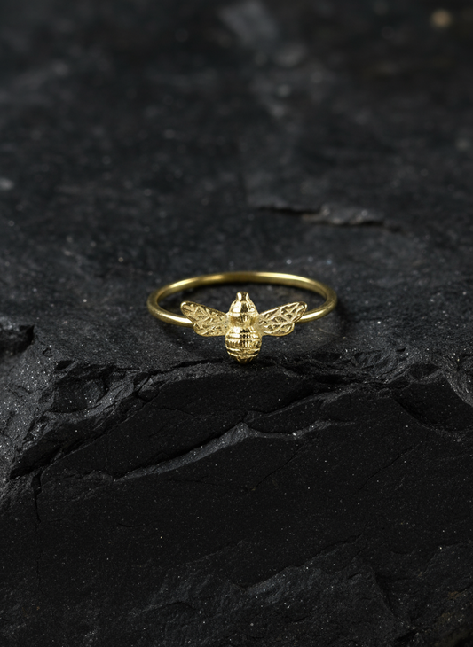 925 Tiny Bee Ring