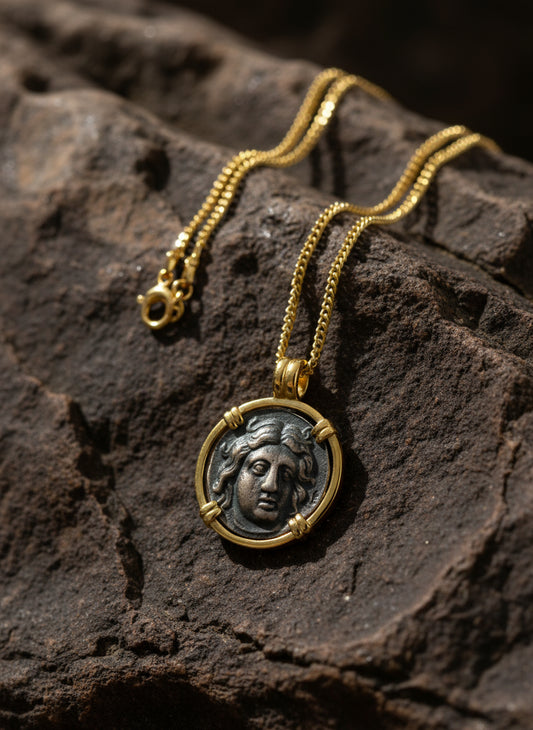 The 925 Medusa’s first love necklace