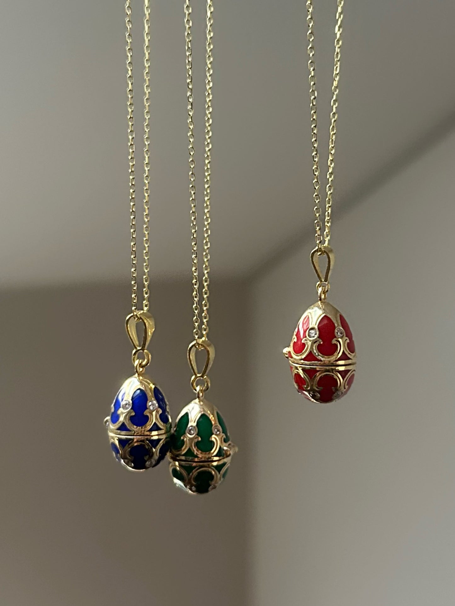 925 Luck Egg Necklace