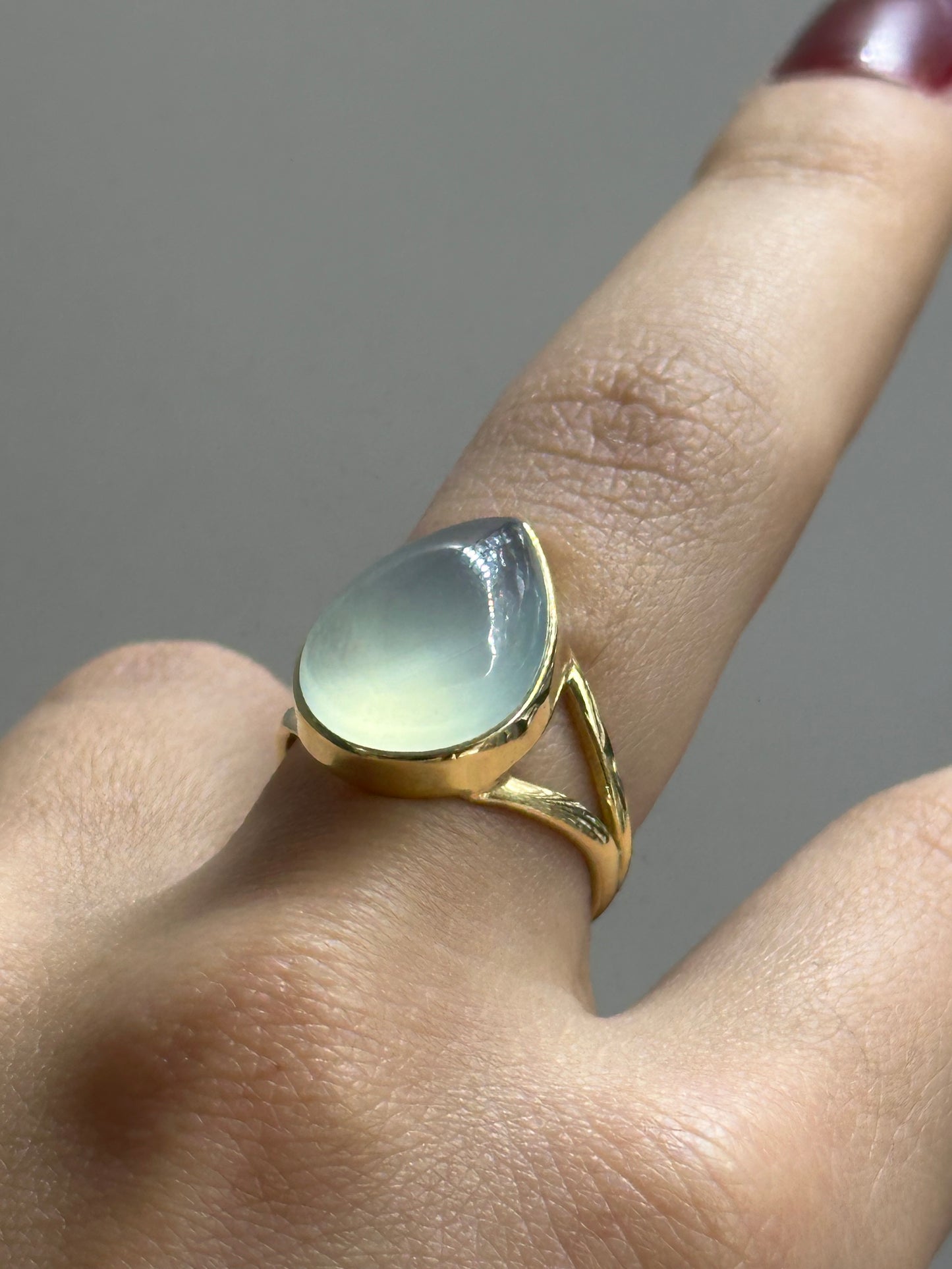 925 Aquamarine Gemstone ring