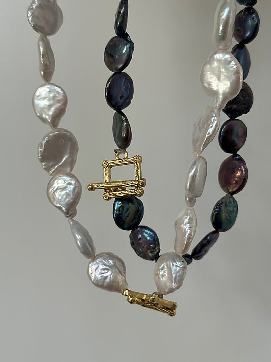 925 Braoque pearl necklace