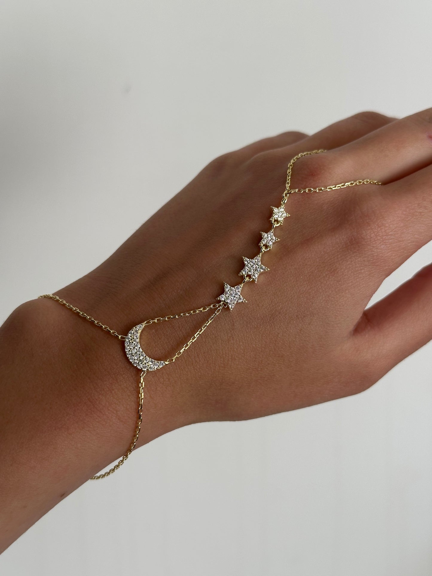 925 My Sky Hand Bracelet