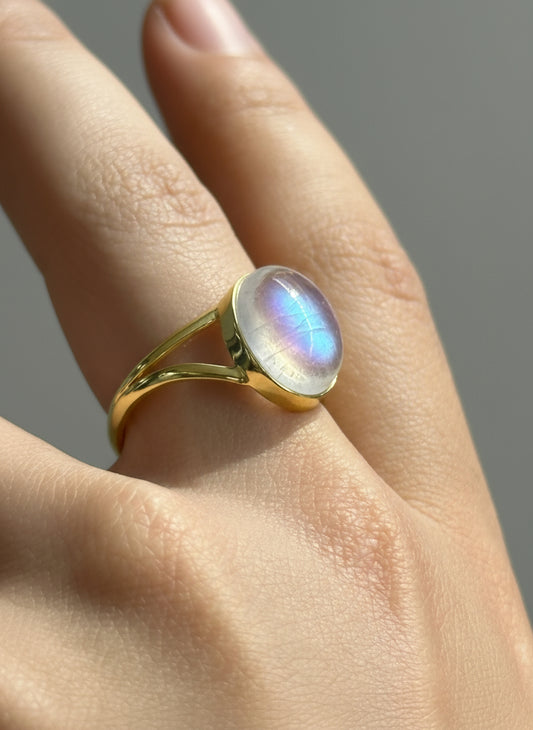 925 Moonstone ring
