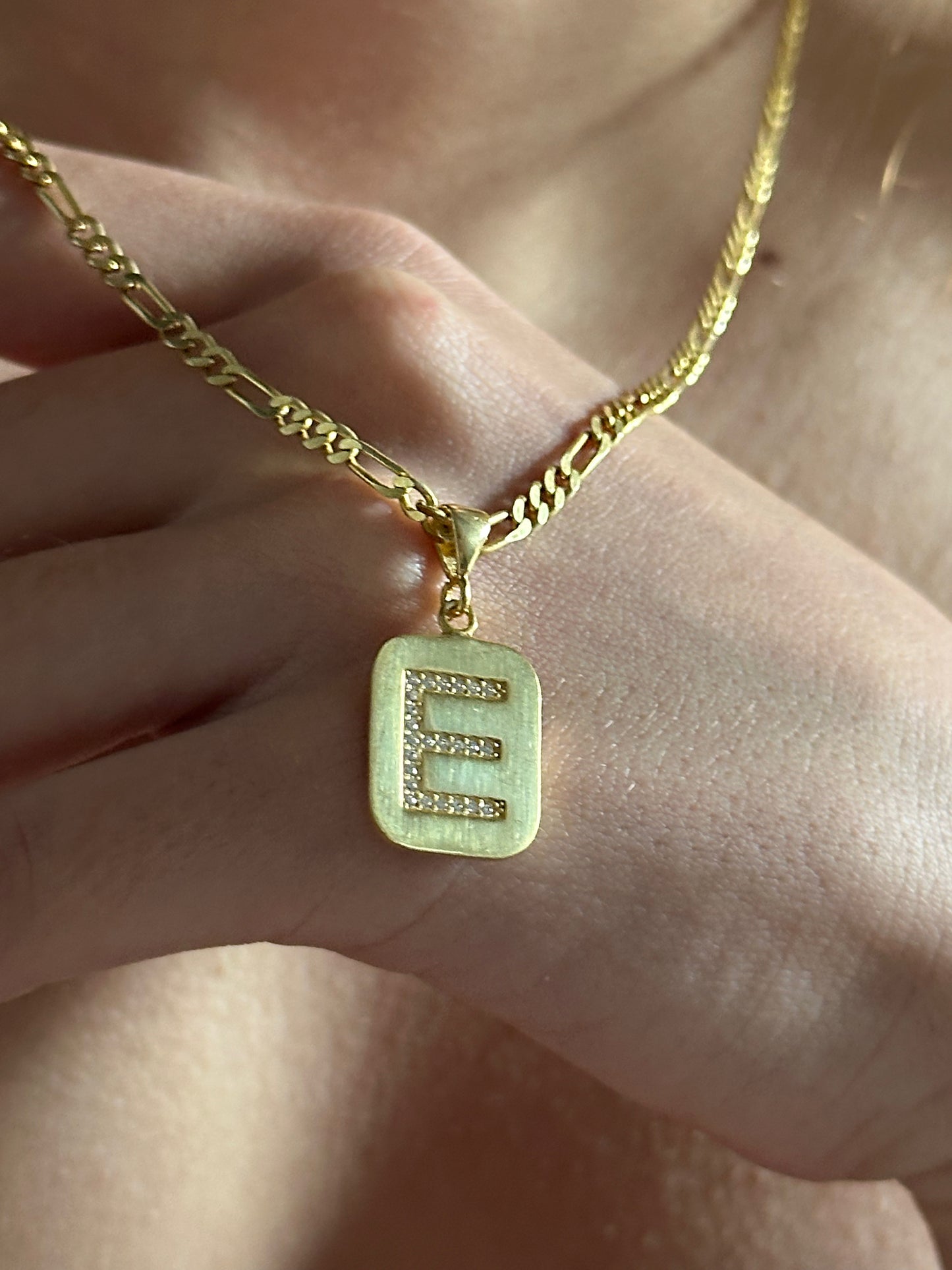 925 Figaro Letter Necklace