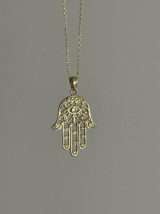 Ethnic Hamsa kolye