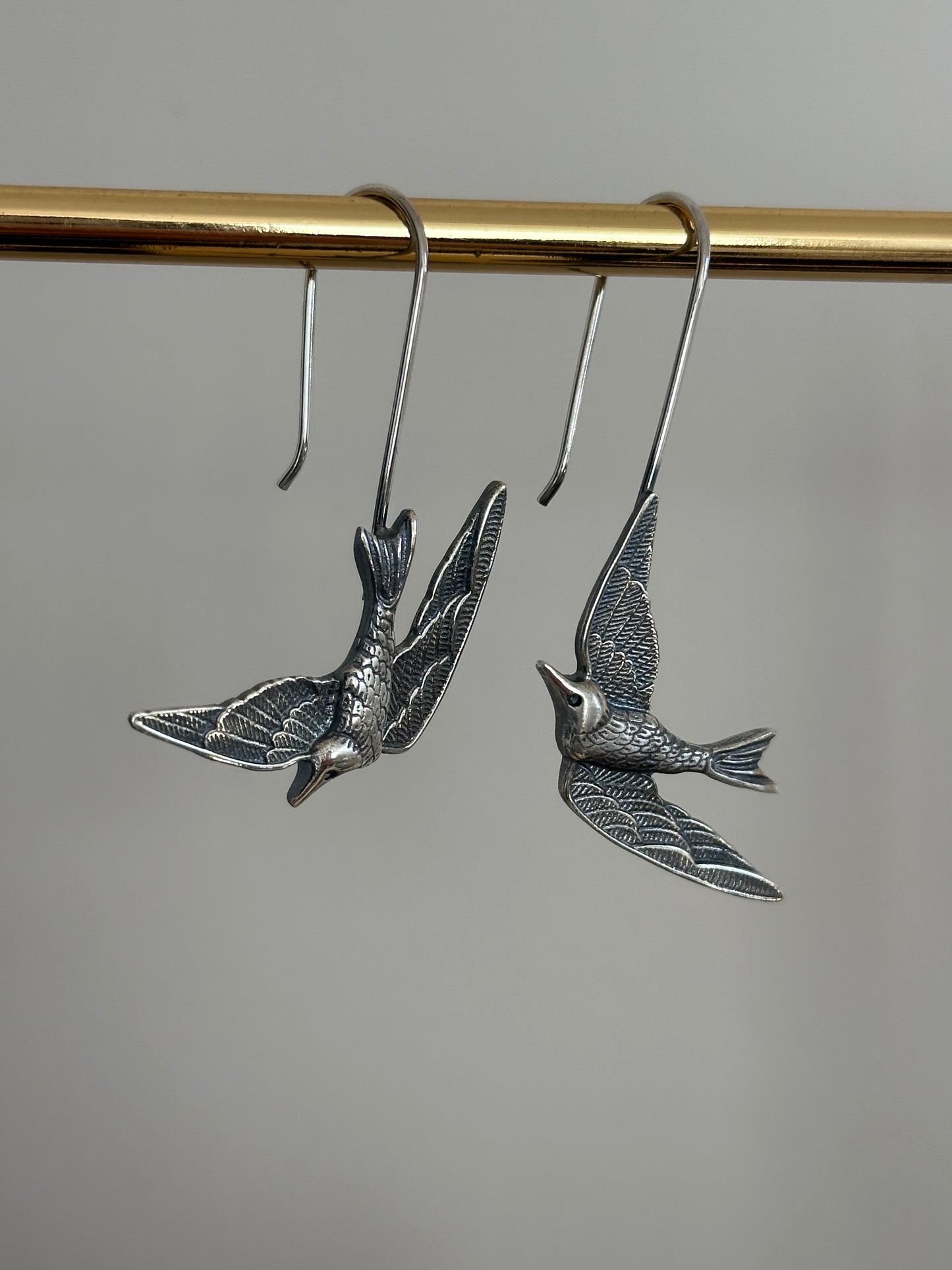 The 925 Birds Flying High earrings