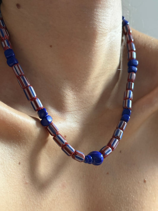 Indigo Rhythm Necklace