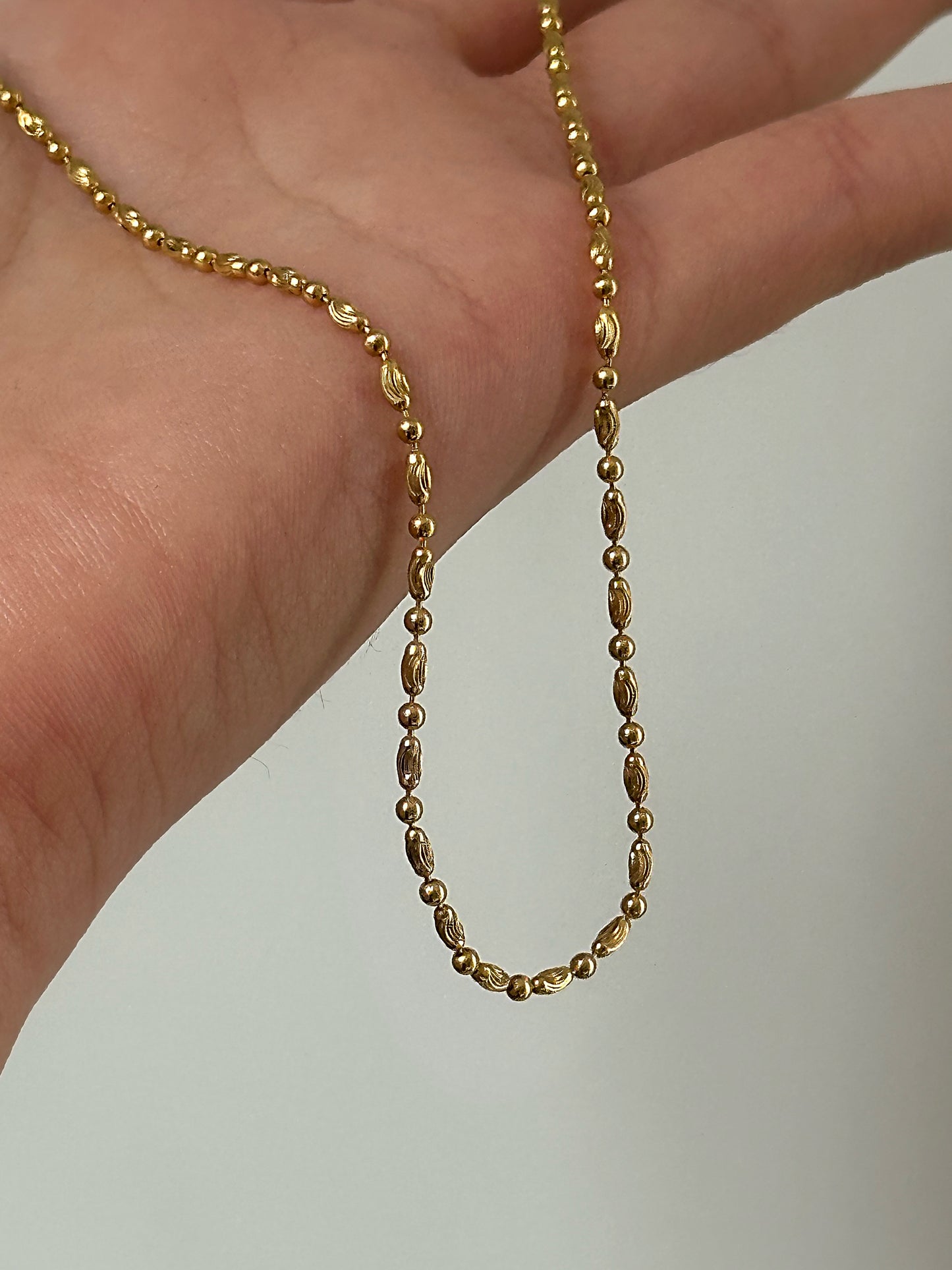 Vintage zincir kolye