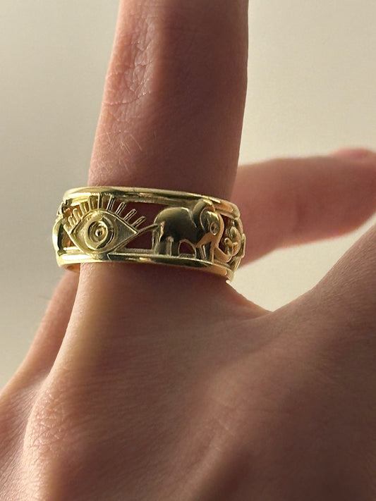 The 925 Luck sign ring