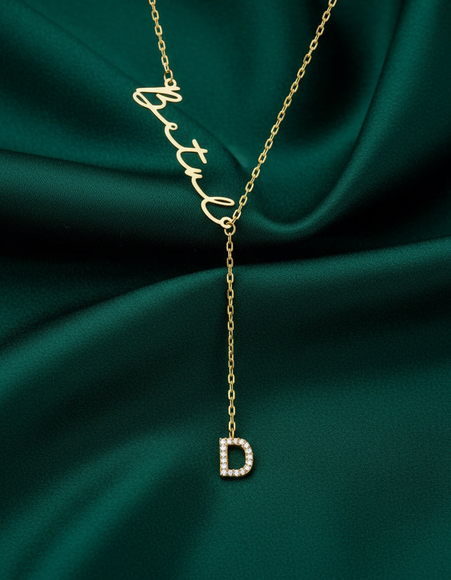 Kişiye özel harf isimli kolye