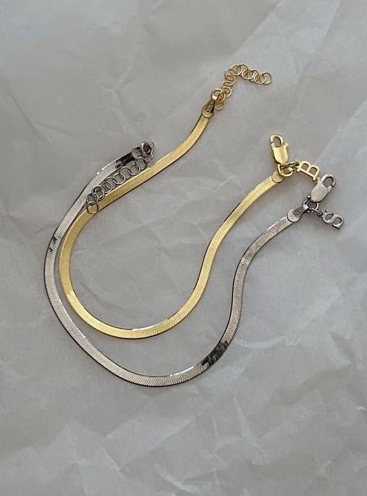 925 Italian Letter bracelet