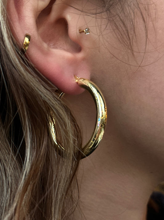 925 Classical Hoop earrings