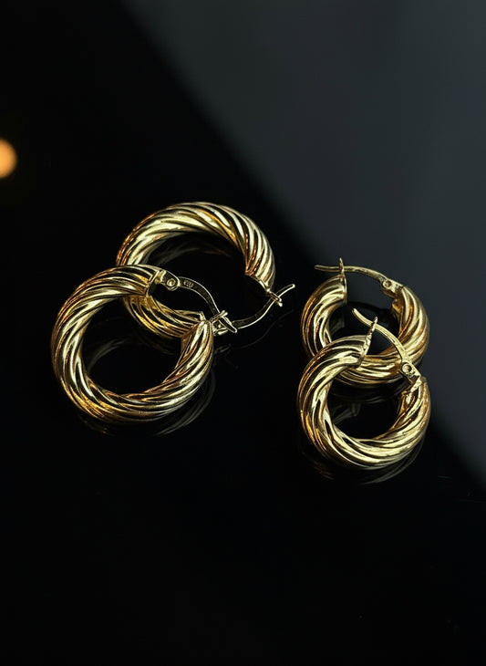 925 Vintage Hoop earring