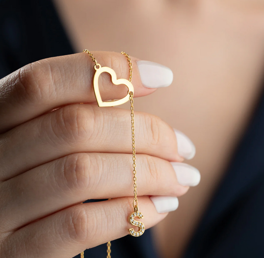 The 925 customized heart necklace