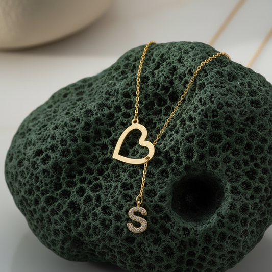 Kişiye özel kalp kolye