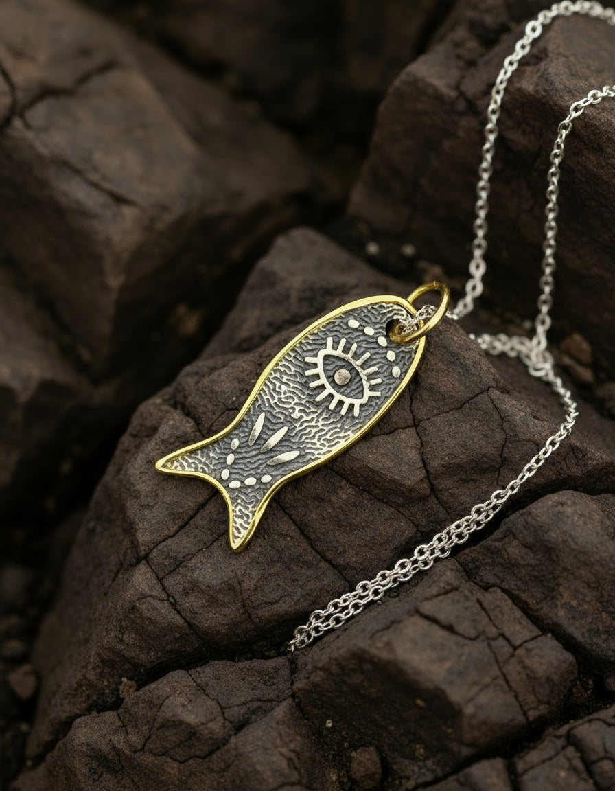 The 925 Ethnic Fish necklace