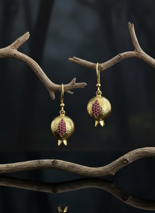The 925 Pomegranate earrings