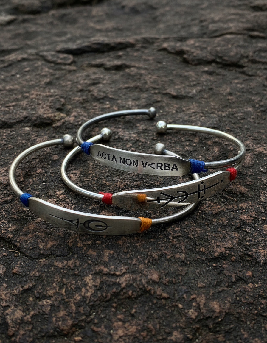 The 925 Acta Non Verba Handcuff