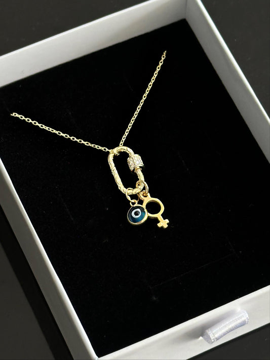 The 925 Siren charm lock