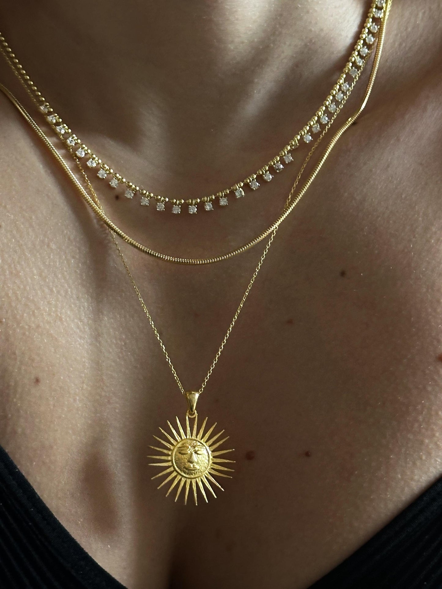 The 925 Sun Loop necklace
