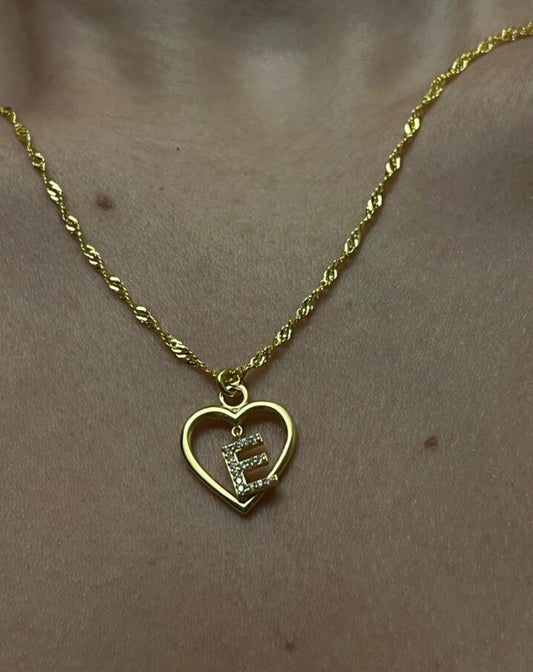 The 925 customized hearname necklace