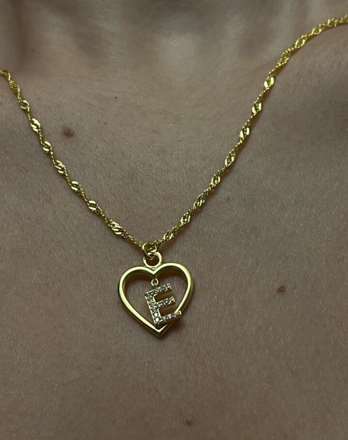 The 925 customized hearname necklace