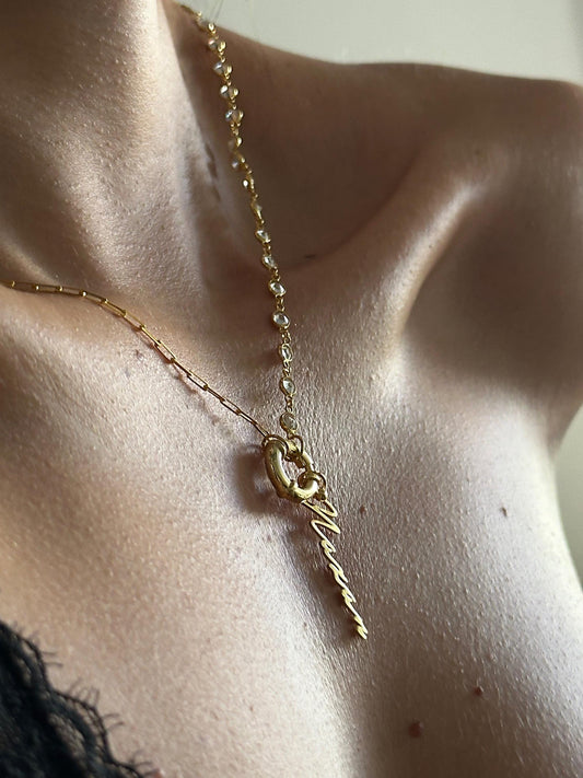 The 925 customized famme necklace