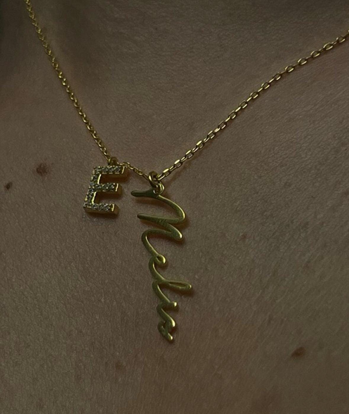 The 925 customized relation necklace